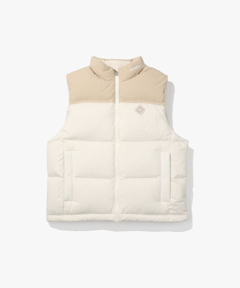 트렌토 덕다운 베스트 OFF WHITE