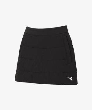 스트레치 패딩 스커트 BLACK