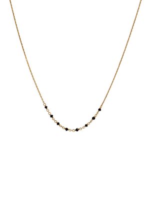 Ruff Dia hand made 14k Gold Necklace In539