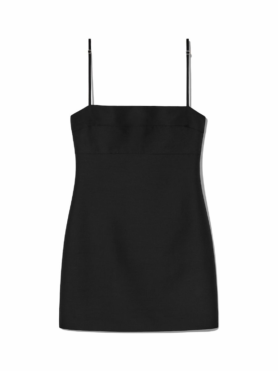 ★24-25AW新作★glowny★G SLIP MINI DRESS G SLIP MINI DRESS (BLACK) - GLOWNY