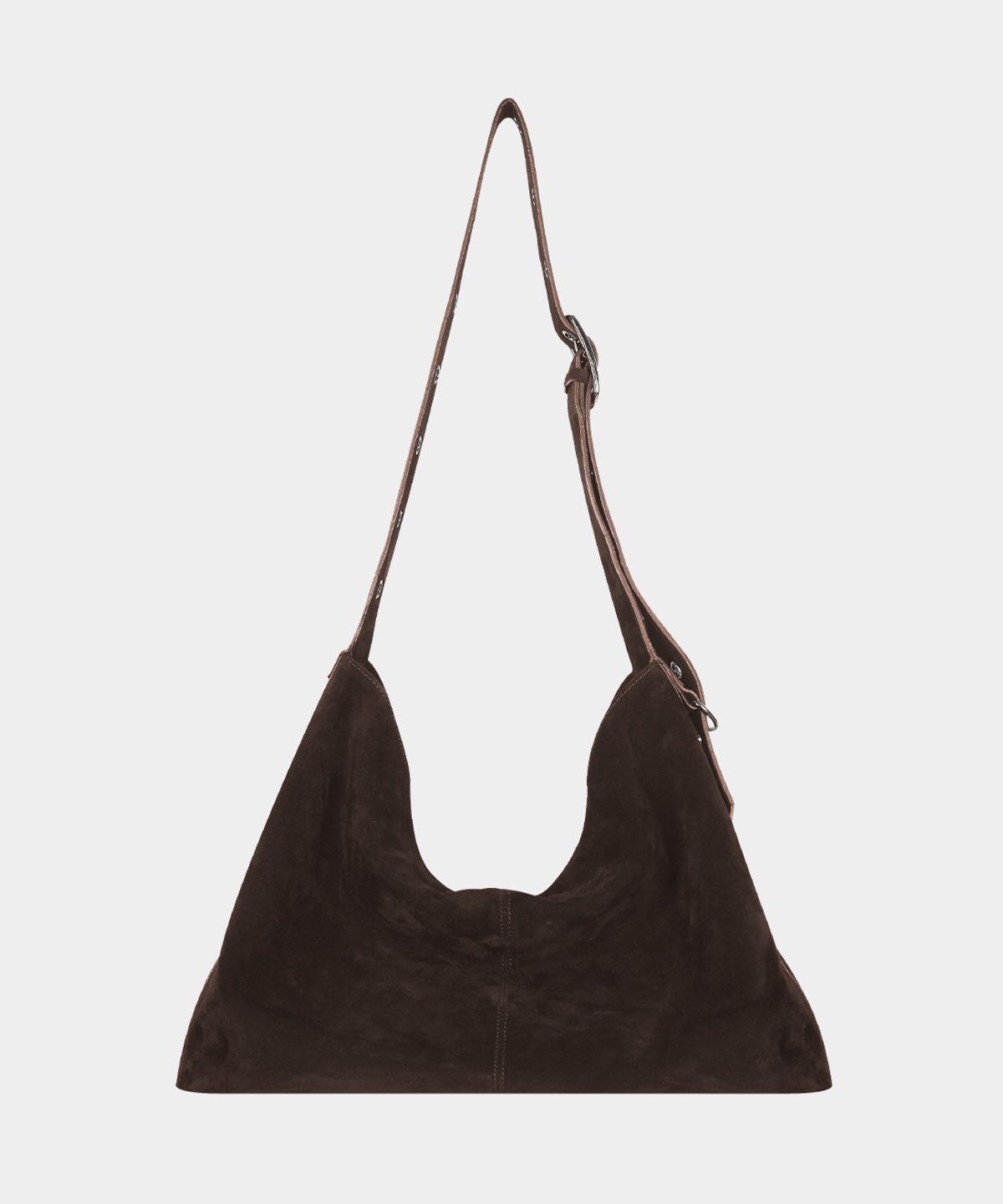키시닝(KISYNING) Molly suede big bag (Brown)
