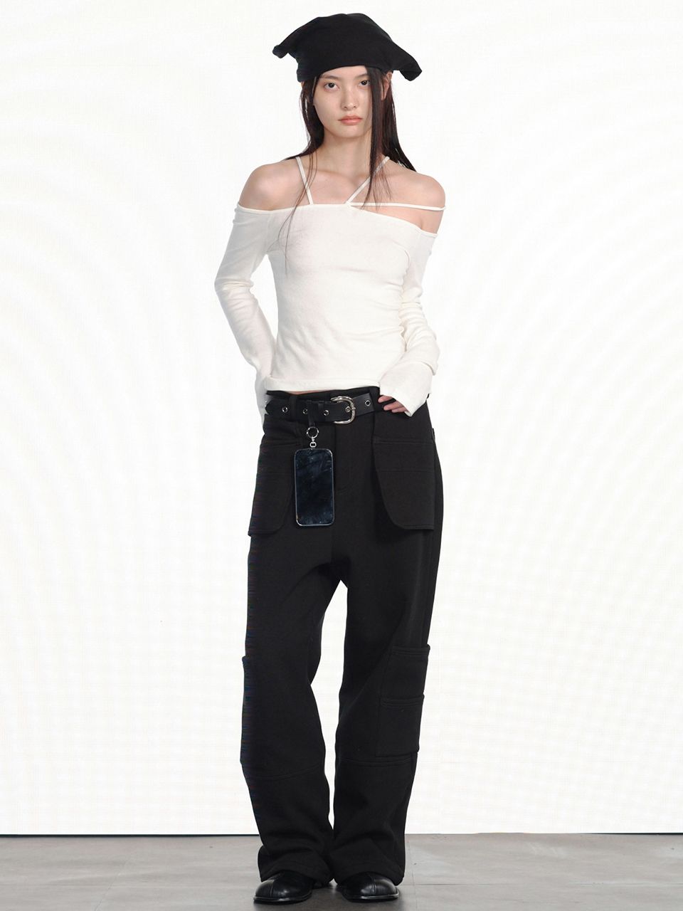 パンツ CERRIC OUTSIDE PATCHED PANTS MUSINSA | CERRIC OUTSIDE PATCHED PANTS / BLACK