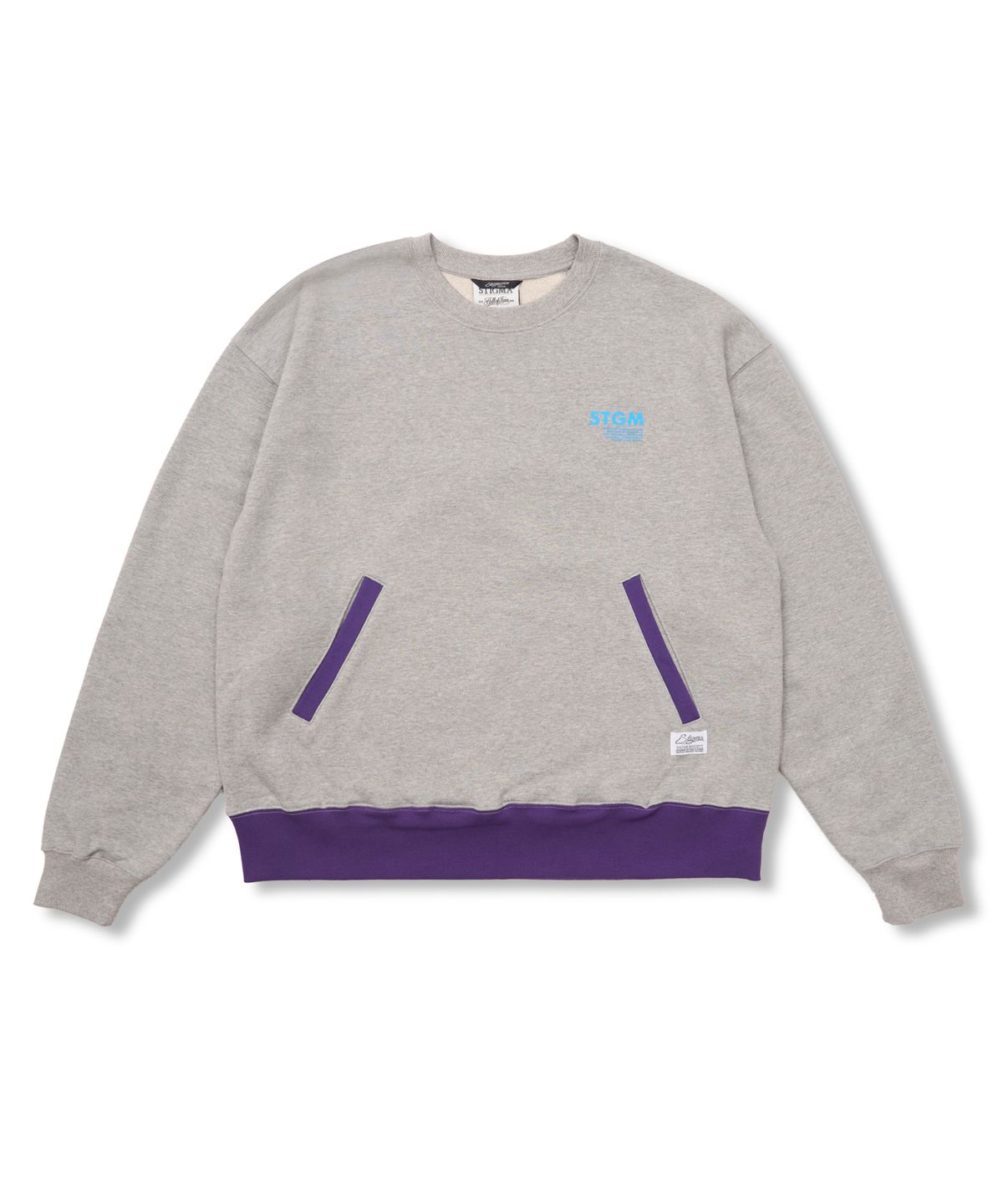 스티그마(STIGMA) Capital S Oversized Crewneck Melange