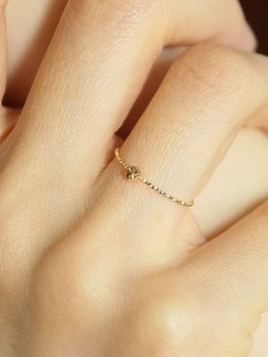 Round Cutting 14k Gold Ring Ir265