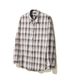 말리 윈도우 체크 셔츠 브라운 IESH4F109W2