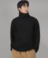 웜업 루즈핏 기모폴라 무지 스웨트셔츠 WLP-839 블랙