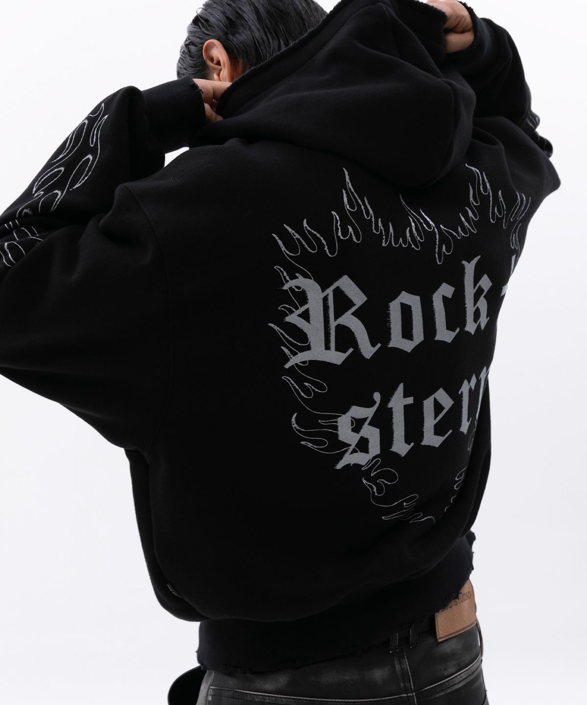 【ESC STUDIO】24FW★ rockstern hoodie zip-up MUSINSA | ESC STUDIO rockstern hoodie zip-up(black)