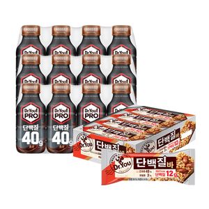 오리온 닥터유 프로드링크 초코 40g 초코 12팩 + 단백질바 12p