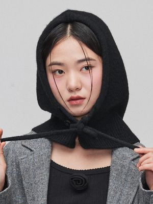 캐멀 울 바라클라바 _블랙