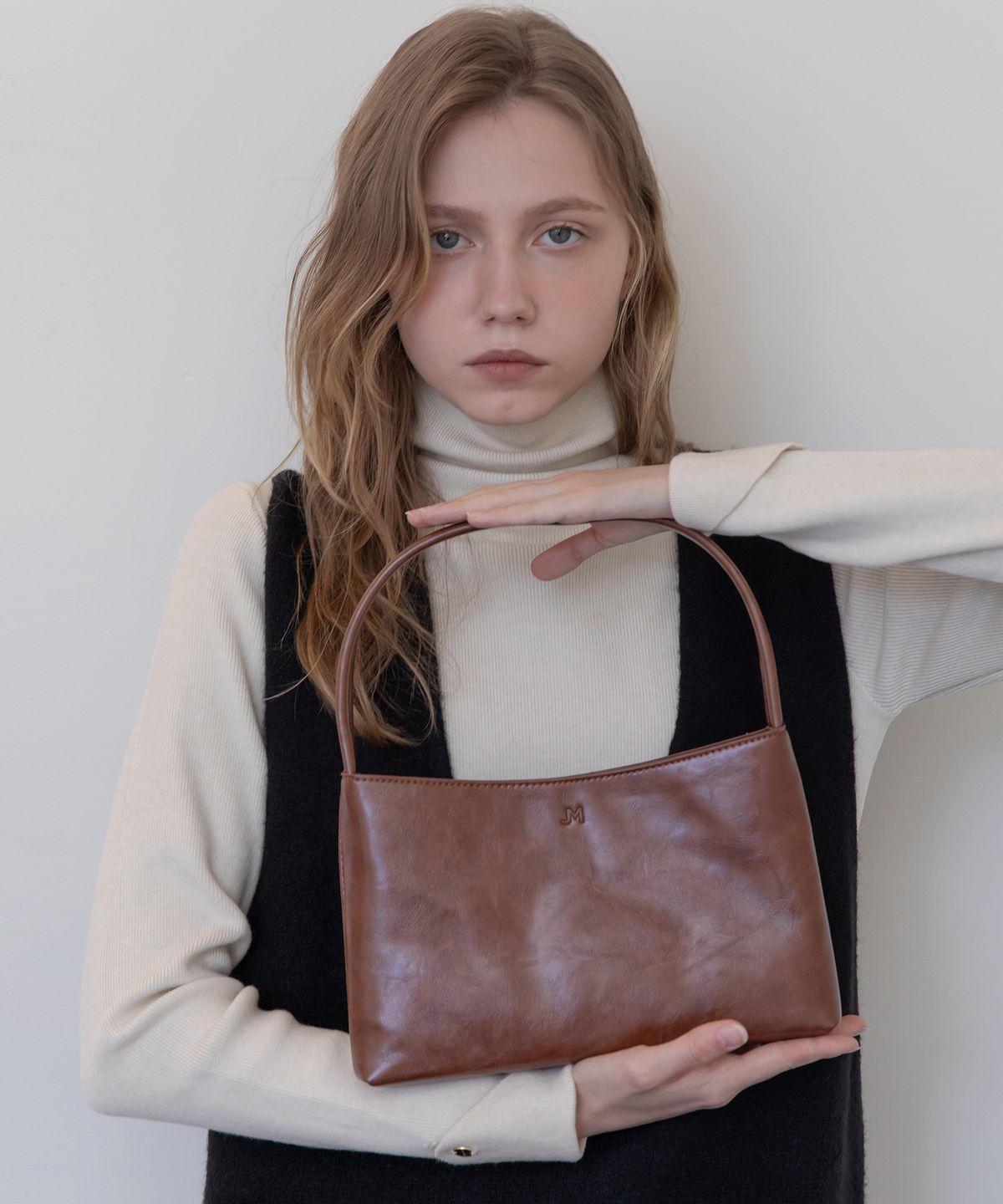 제이마크뉴욕(JMARKNEWYORK) Layla tote bag - Brown
