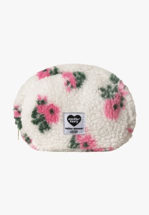 패턴 핸디 파우치 (플라워 아이보리)