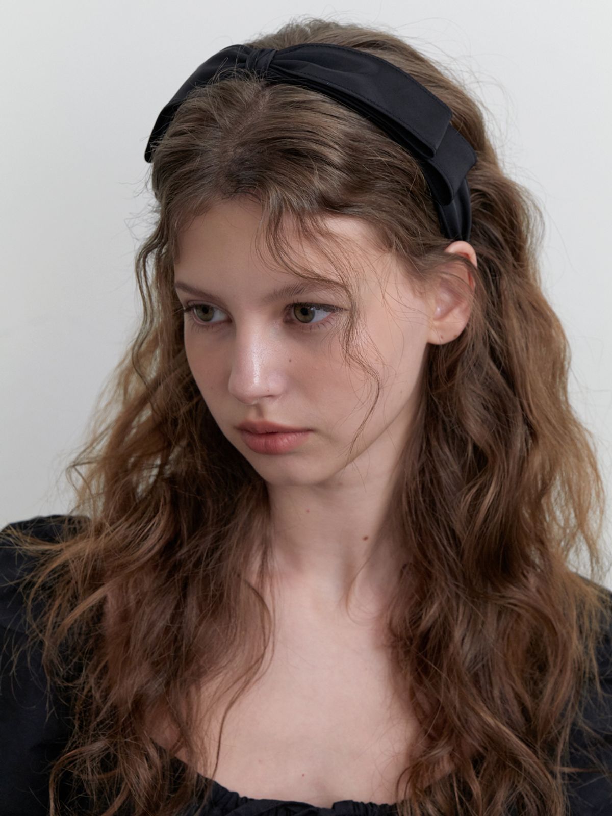 카인더베이비(KINDABABY) glint double ribbon headband