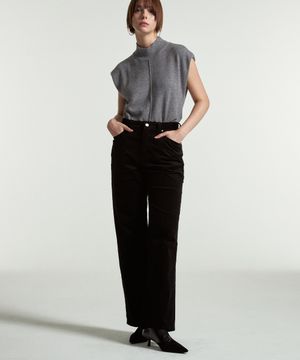 FEI CORDUROY CARPENTER PANTS BLACK