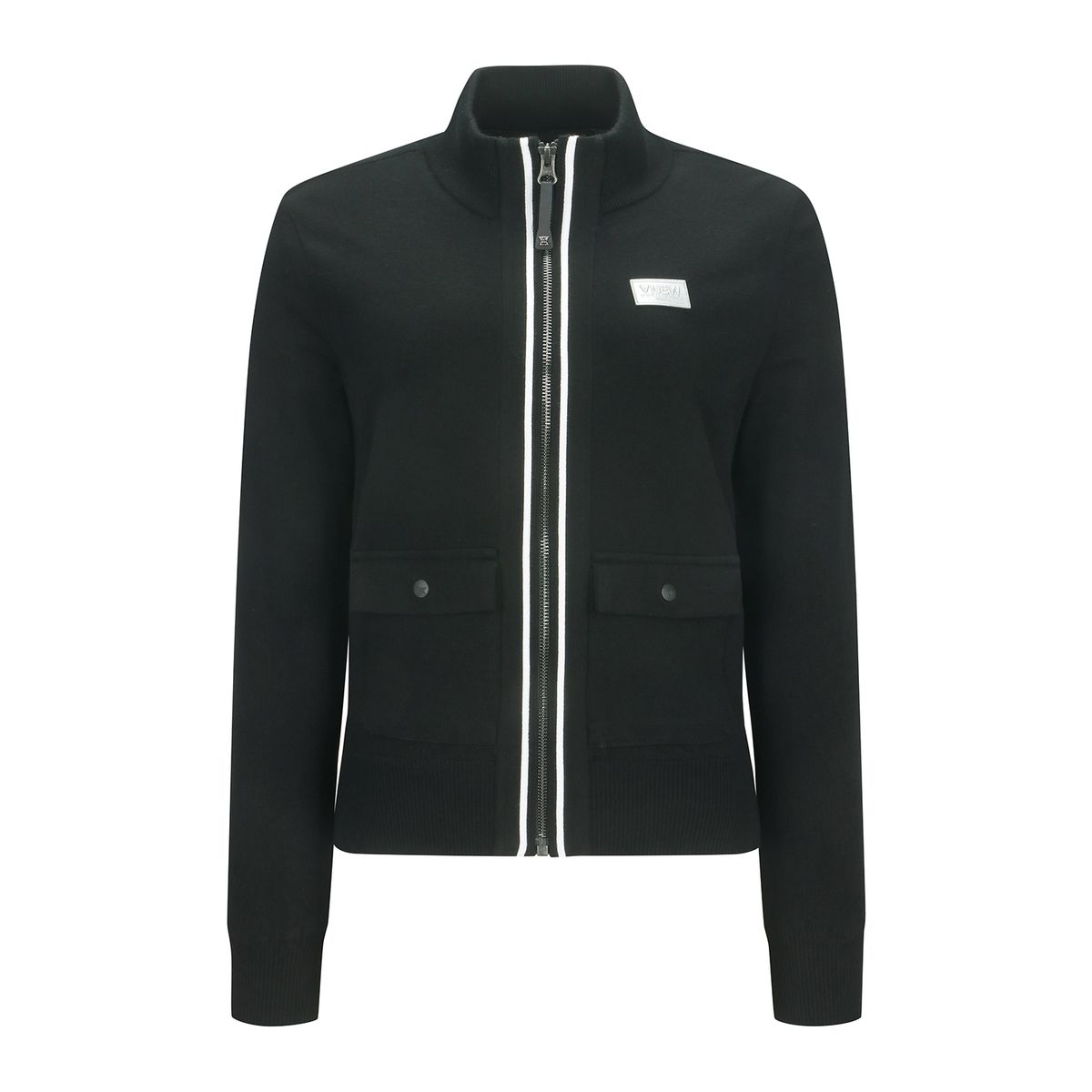 어뉴골프(ANEW GOLF) W WIND BLOCK ZIP-UP CARDIGAN_BK