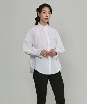 로맨틱 러플 밴드 블라우스