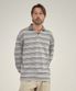 스트라이프 카라 럭비티_GREY