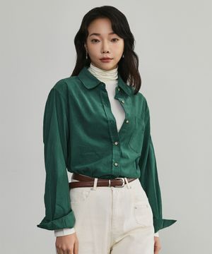 클래식 코듀로이 스탠카라 셔츠