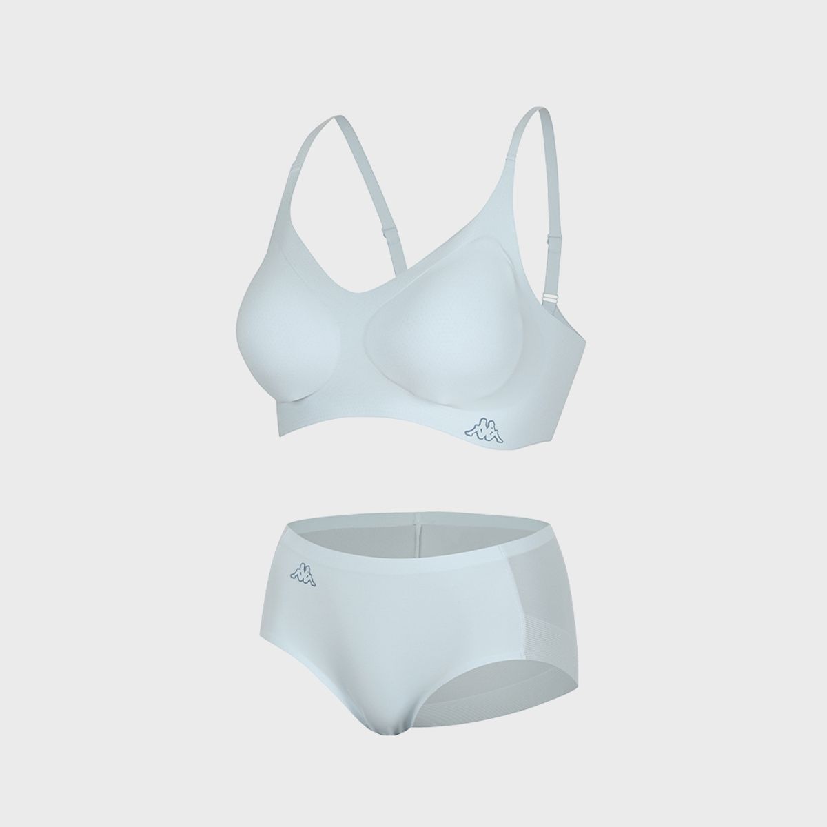 카파(KAPPA) 에어리 퓨징 노쇼 브라팬티 C.GY