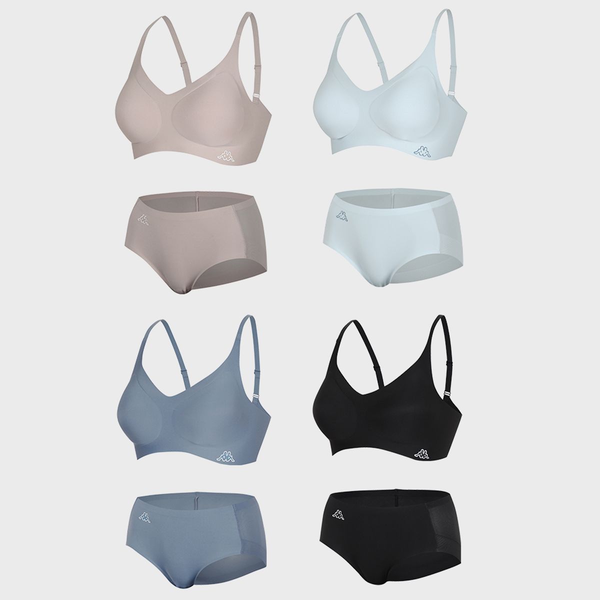 카파(KAPPA) 에어리 퓨징 노쇼 브라팬티 4PACK