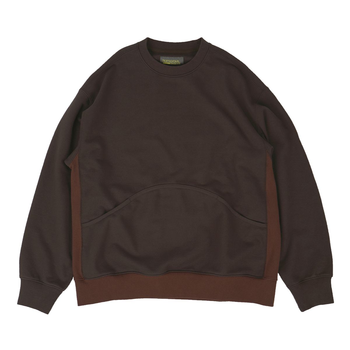 휴머러스 어카운트(HUMOROUS ACCOUNT) WAVE PK SW SHIRT / DARK BROWN