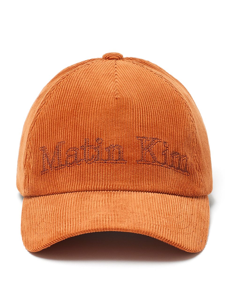 MUSINSA | MATIN KIM MATIN CORDUROY BALL CAP IN ORANGE