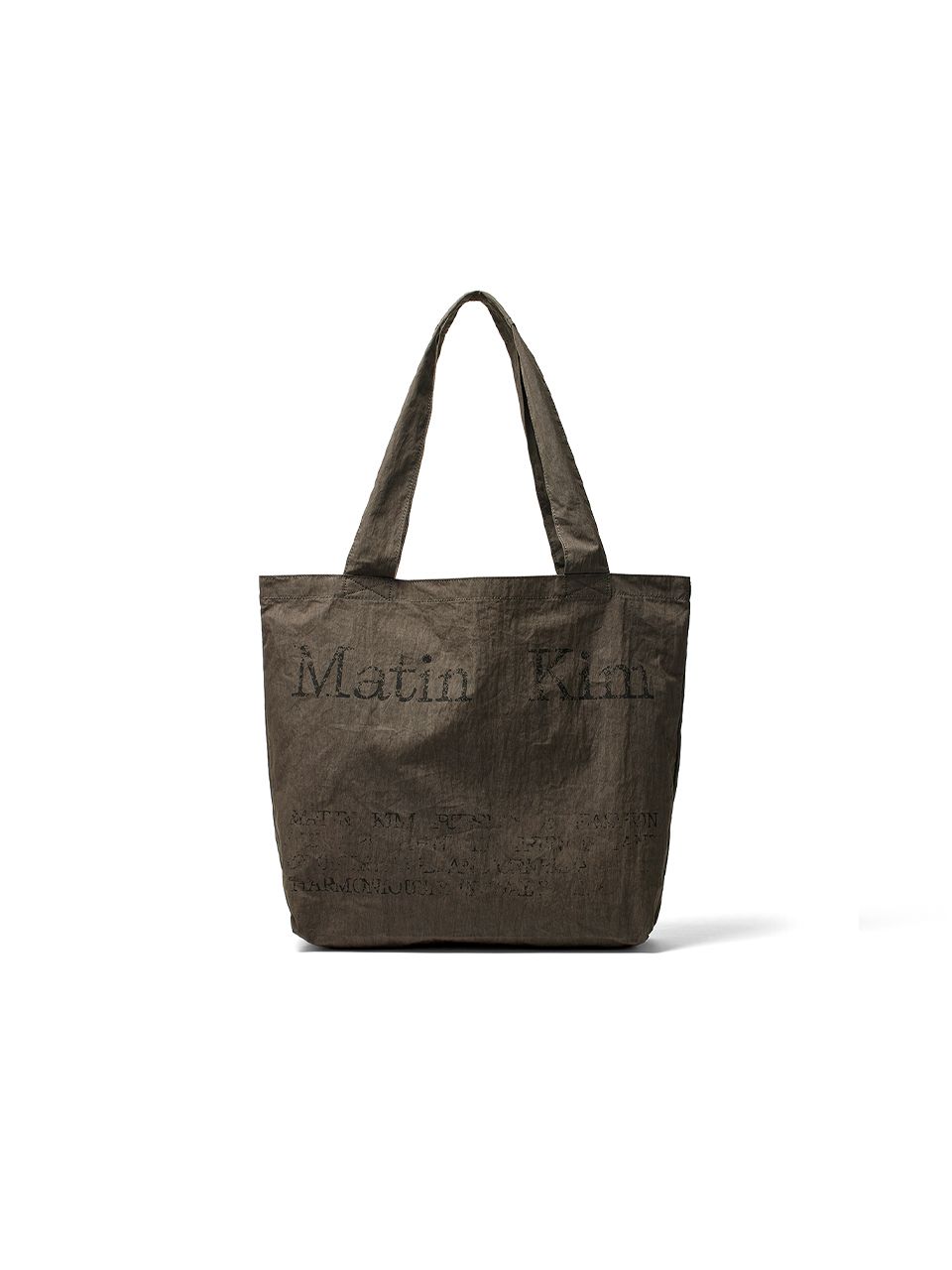 【Matin Kim】MATIN VINTAGE ECOBAG 마뗑킴(MATIN KIM) MATIN VINTAGE ECOBAG IN DARK KHAKI