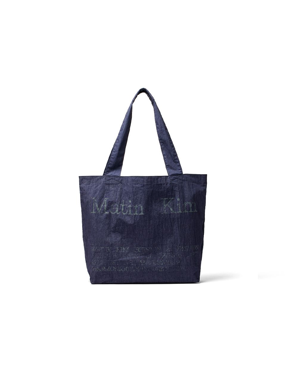 【MATIN KIM】MATIN VINTAGE ECOBAG★送料・関税込 MUSINSA公式 | MATIN KIM MATIN VINTAGE ECOBAG IN NAVY