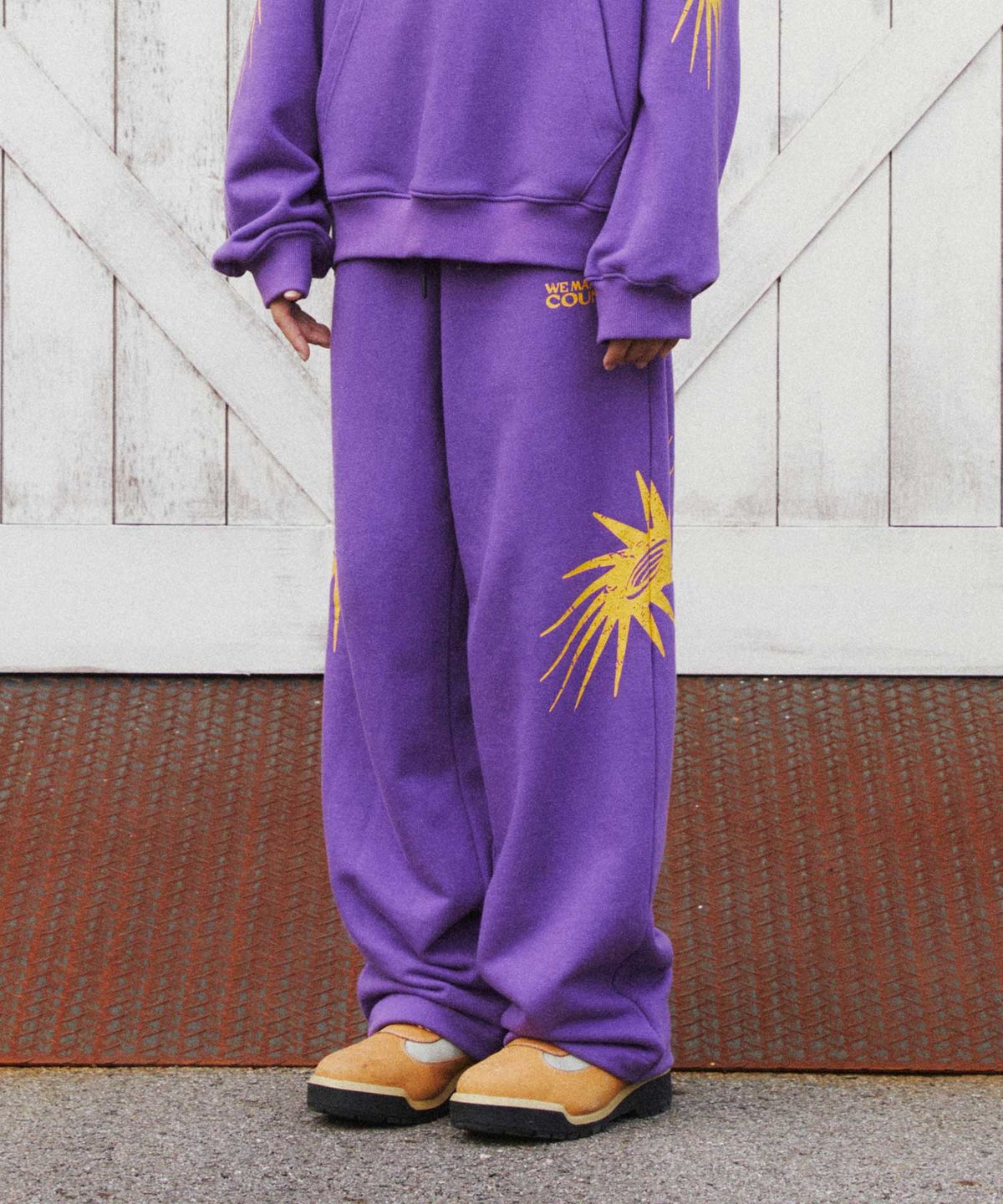 더블유엠씨(WMC) 블랙홀 스웨트팬츠_PURPLE