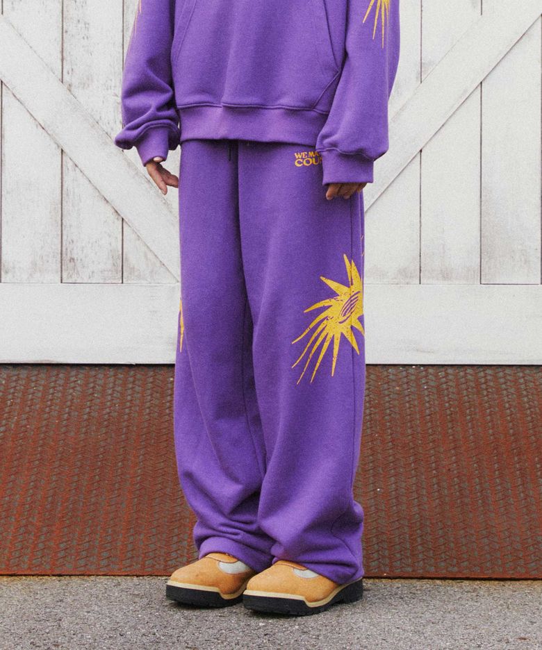 블랙홀 스웨트팬츠_PURPLE