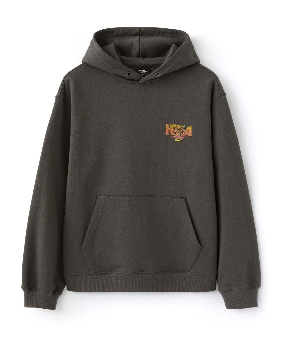 더블유엠씨(WMC) [WMC x HINA] 락스타 후드_CHARCOAL GREY