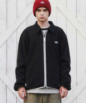 소프트 플리스 자켓_BLACK