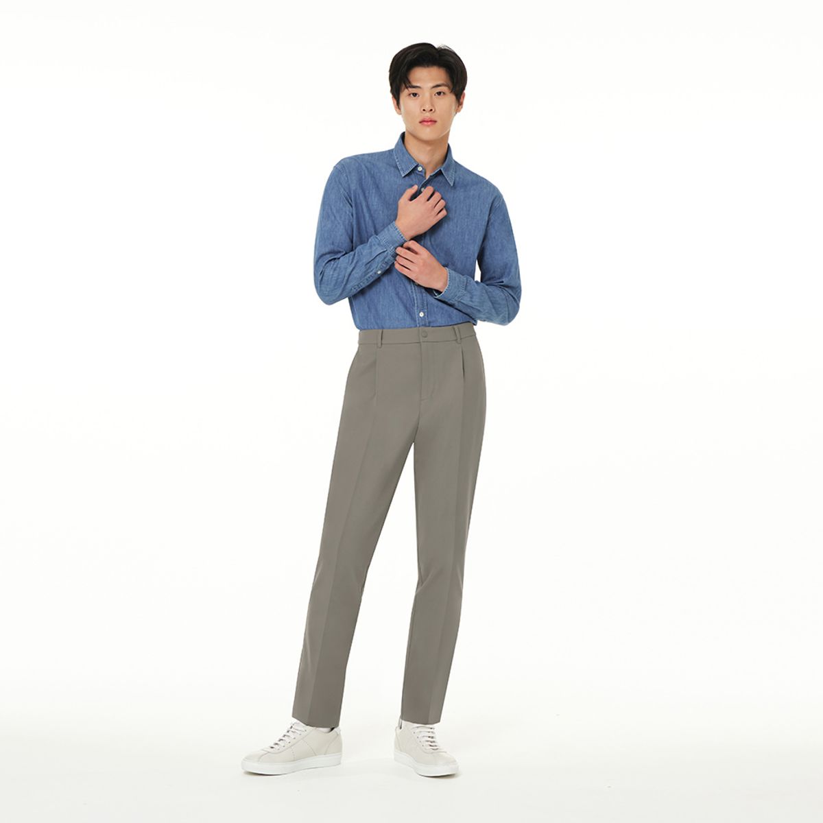 안다르(ANDAR) 어반액티브 맨즈 핀턱 슬랙스