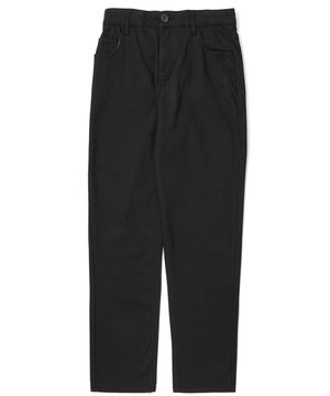 여성 기모 밴딩 치노팬츠 블랙