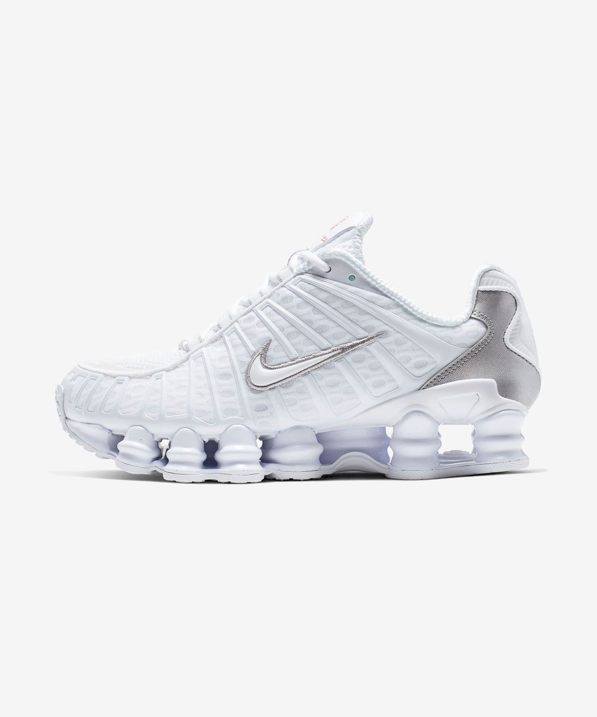 나이키(NIKE) 샥스 TL W - 화이트:메탈릭 실버:맥스 오렌지:화이트 / AR3566-100