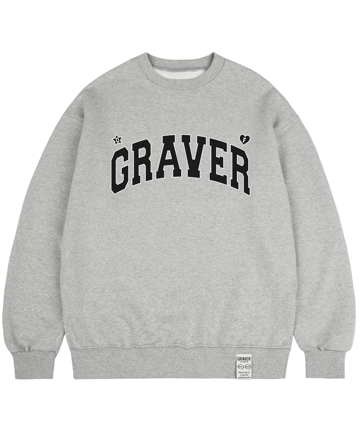 그레이버(GRAVER) [UNISEX]OF GRAVER 아치 로고 맨투맨_그레이