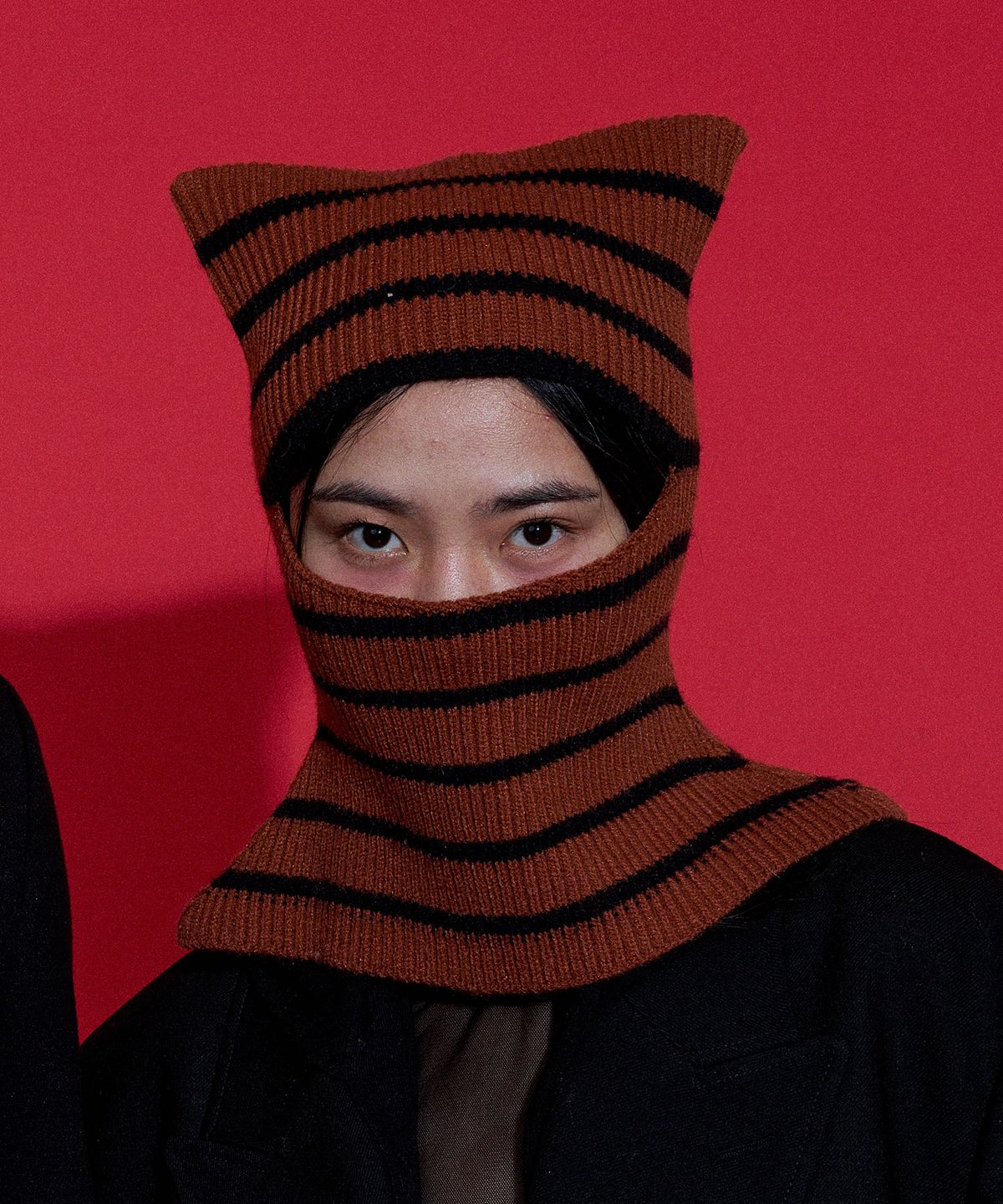 리끌로우(RECLOW) RC STRIPE CAT 바라클라바 ORANGE