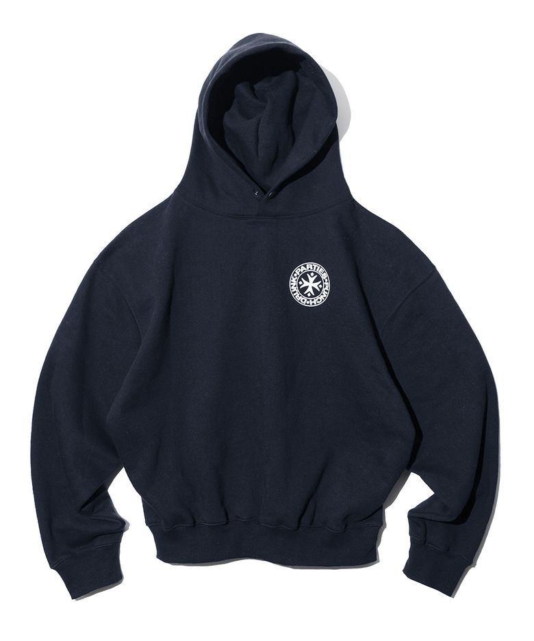Circle Logo Oversized Hoodie (NAVY)