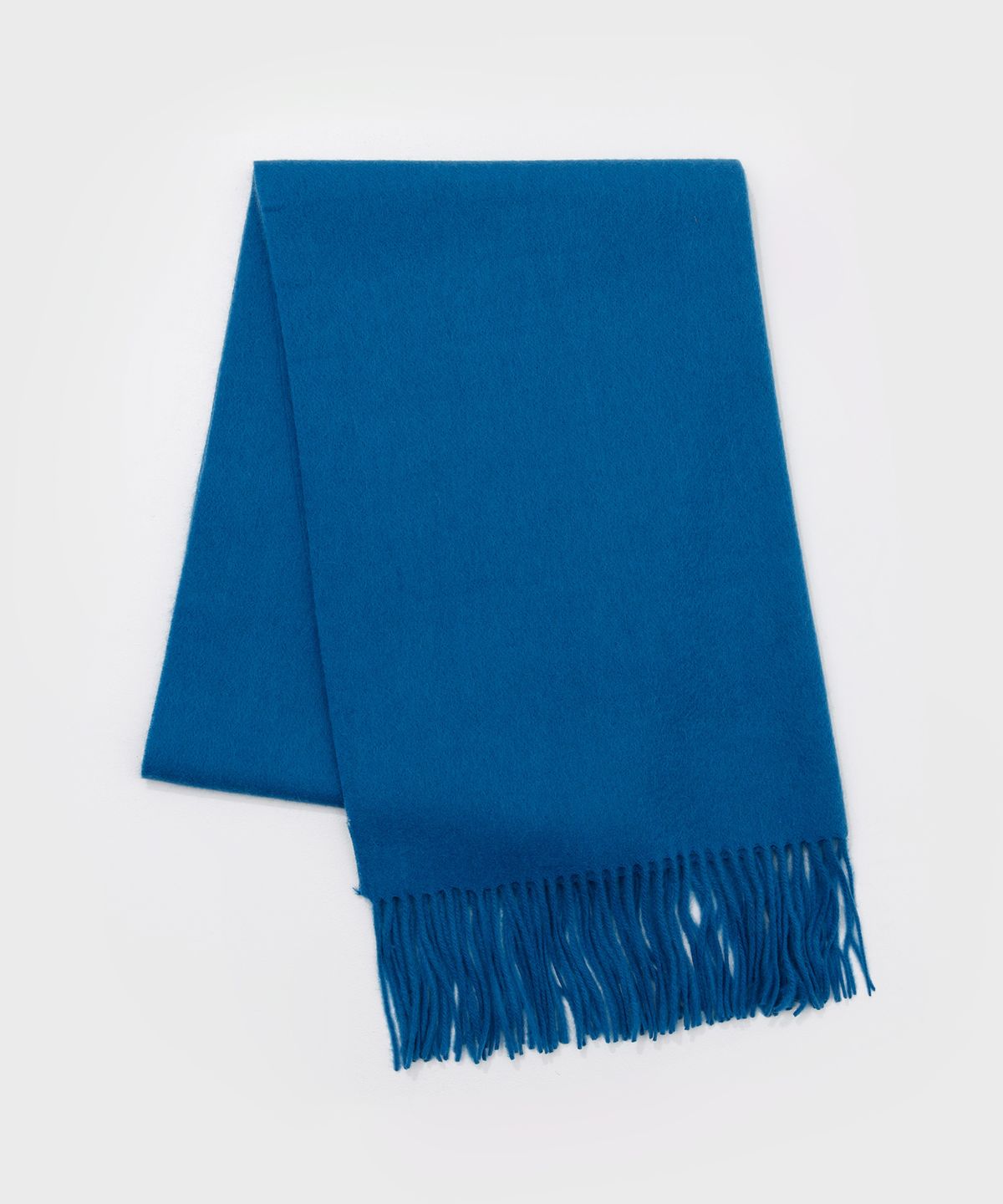 리끌로우(RECLOW) RC MACR WOOL 100% MUFFLER BLUE