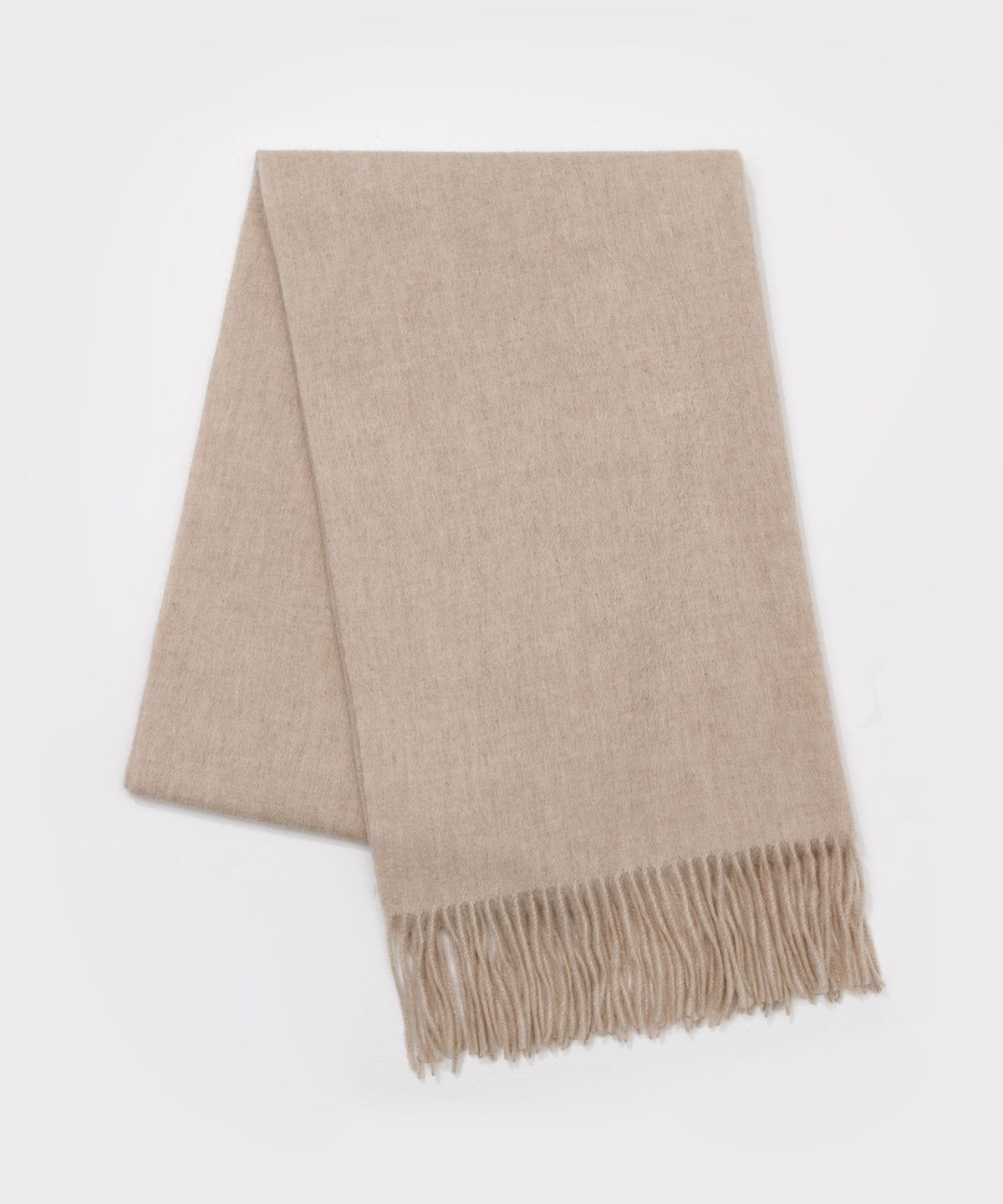 리끌로우(RECLOW) RC MACR WOOL 100% MUFFLER BEIGE