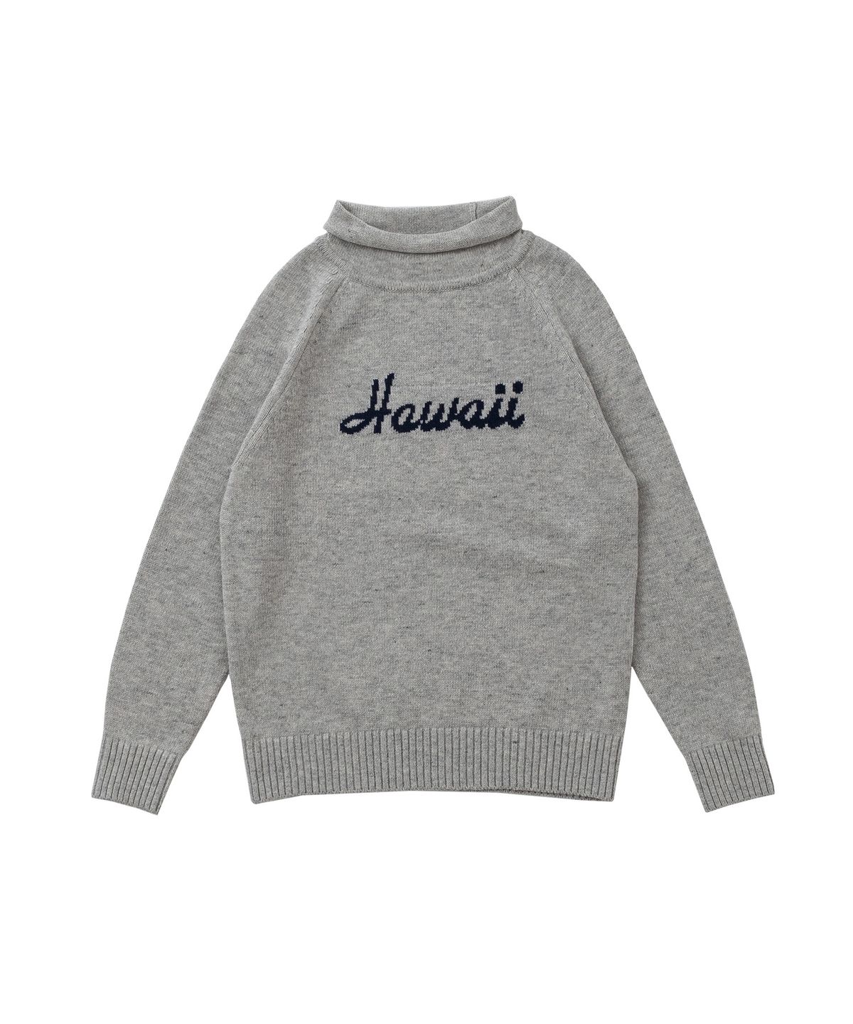빅웨이브 컬렉티브(BIGWAVE COLLECTIVE) HAWAII AUTHENTIC LOGO MOK KNIT (WARM GRAY)