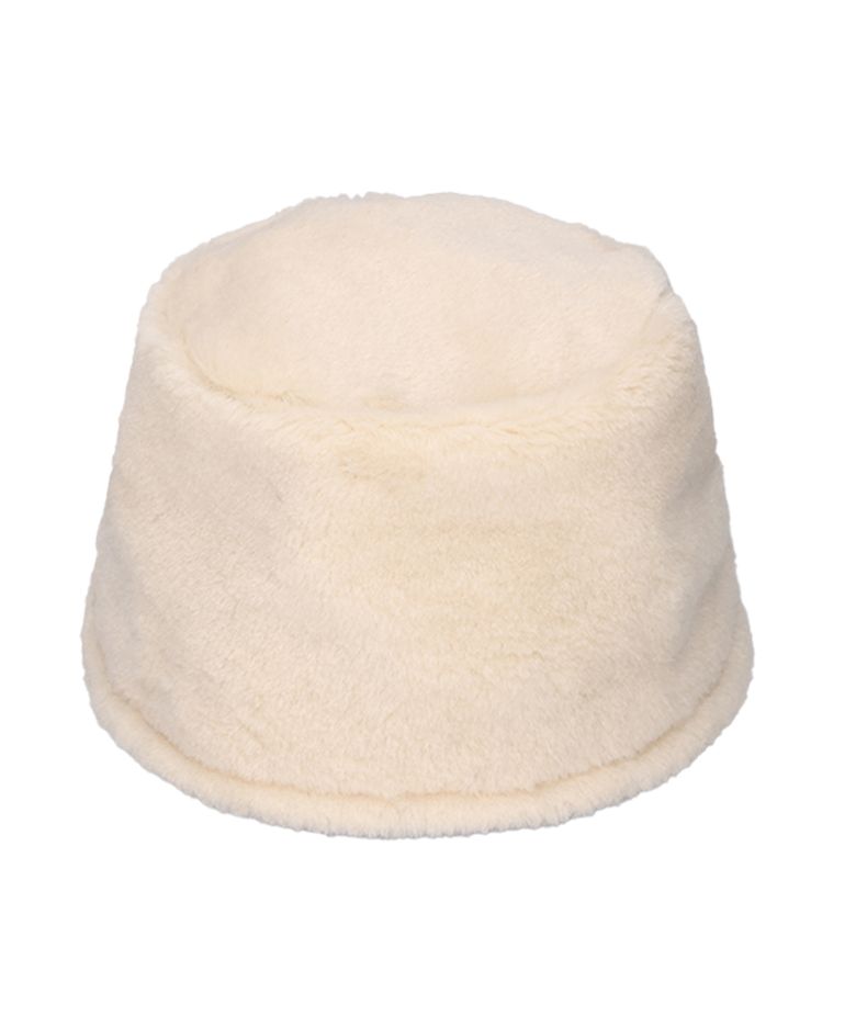 FLUFFY BUCKET HAT (IVORY)