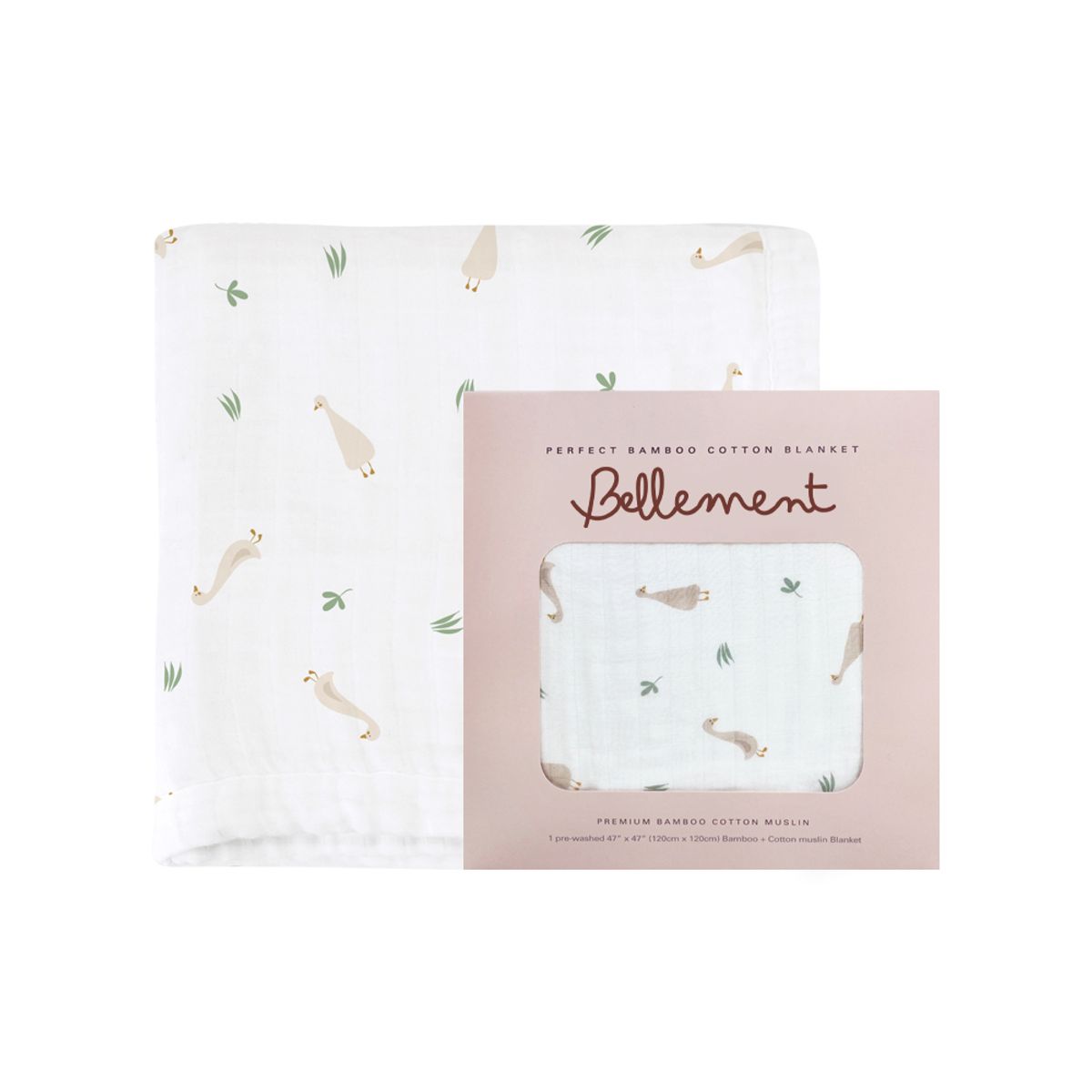 벨몽(BELLEMENT) 8겹 뱀부코튼 아기블랭킷 1pk