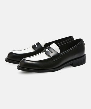 4cm 소가죽 스펙테이터 로퍼 페이튼(CR0087BW)