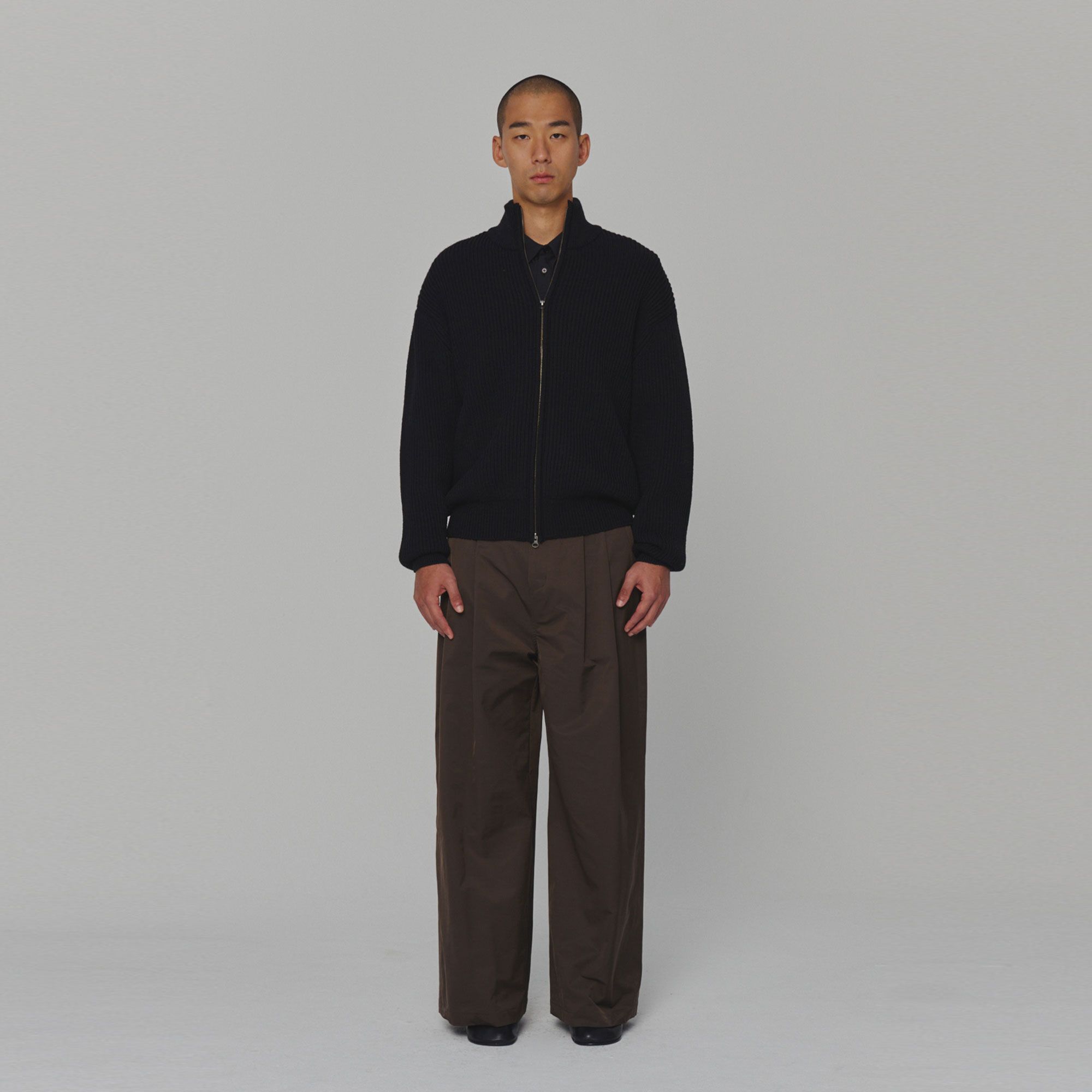 MUSINSA | AMOMENTO FULL NEEDLE BLOUSON (2COLORS)