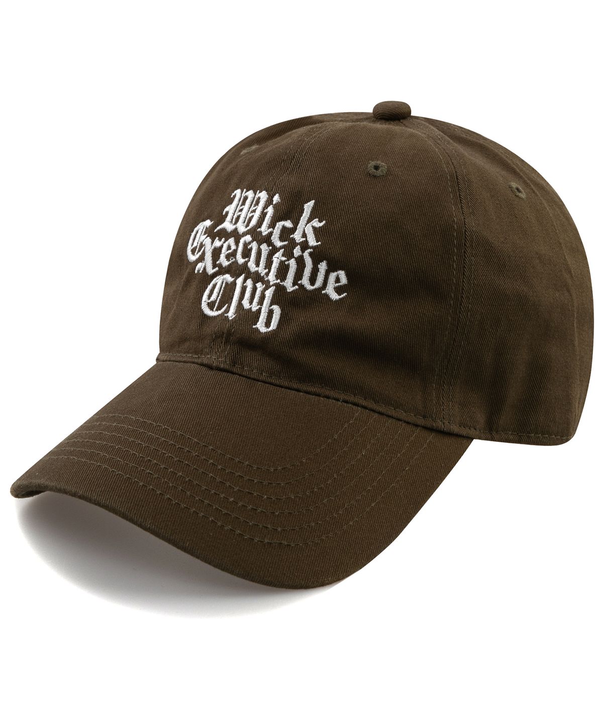 윅(WICK) Gothic Executive club 워싱 볼캡-카키