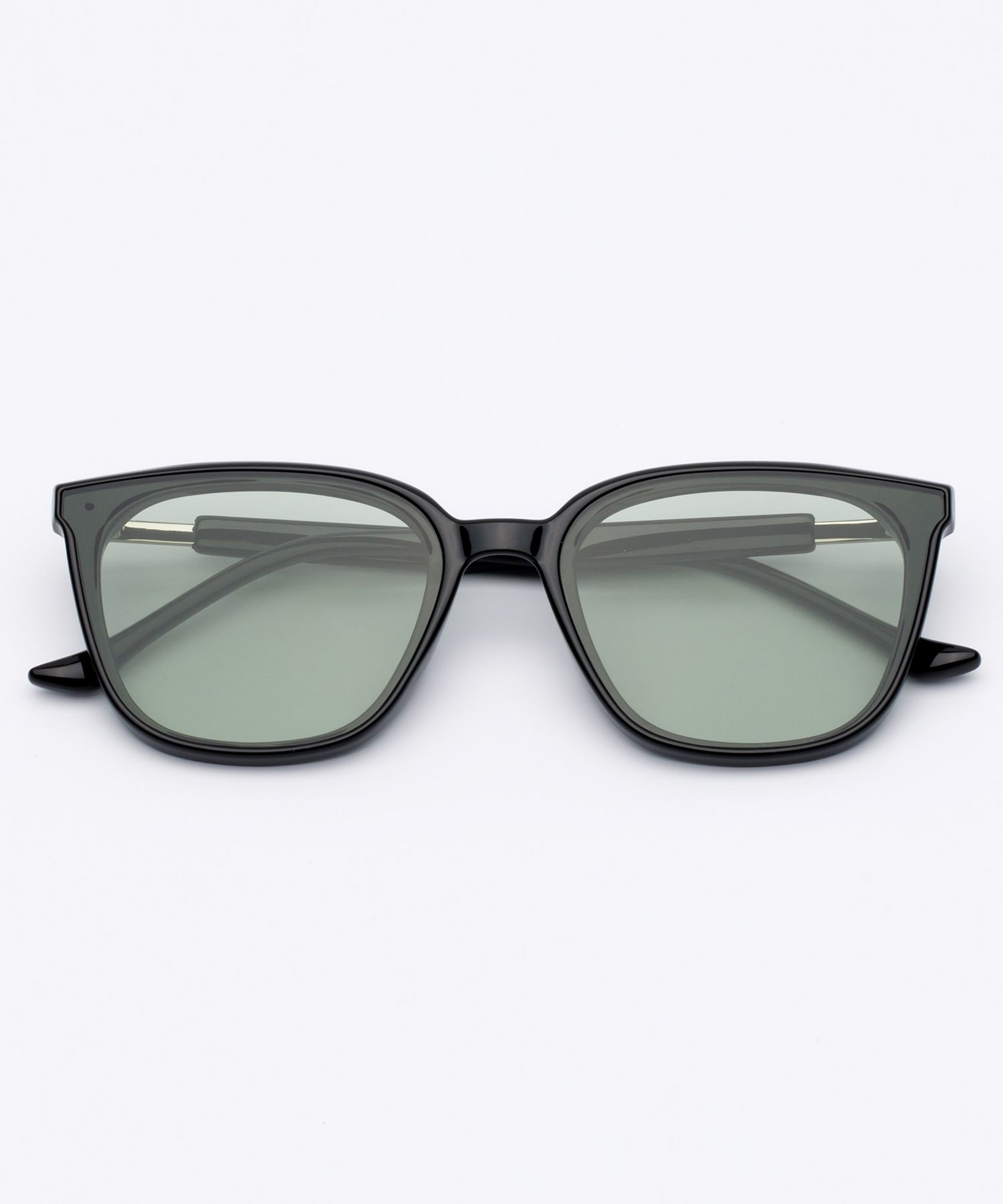 ★RECLOW★ RECLOW Acetate ESANG GREEN SUNGLASSES Loewe Emerald Green Acetate Rectangle Sunglasses With Golden