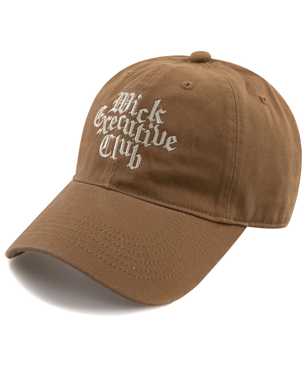 윅(WICK) Gothic Executive club 워싱 볼캡-다크베이지