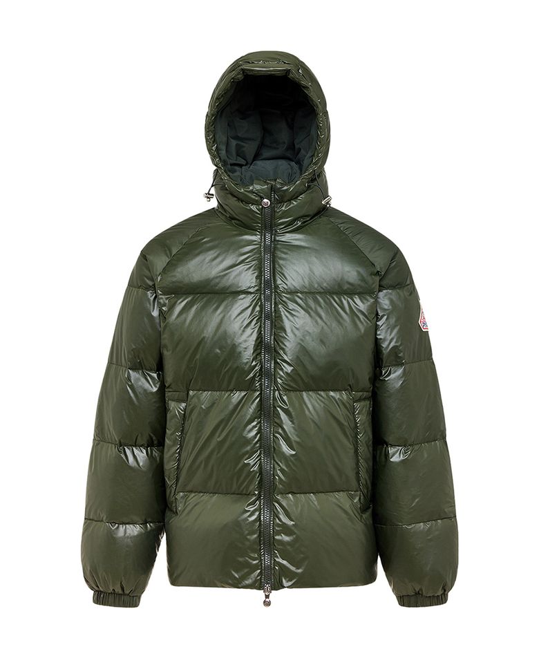 (24FW) 스텐 (STEN) 다운 후드 자켓 - DEEP KHAKI