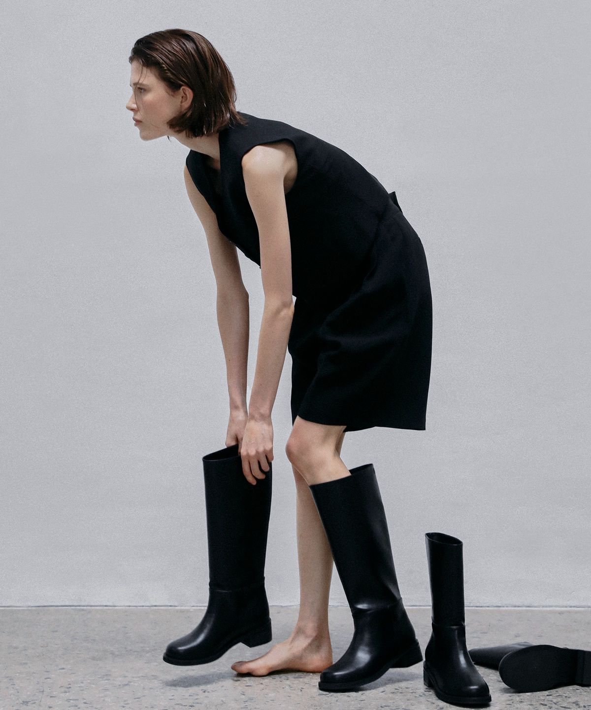 에퓨레(EPURE) MONO Middle & Long Boots