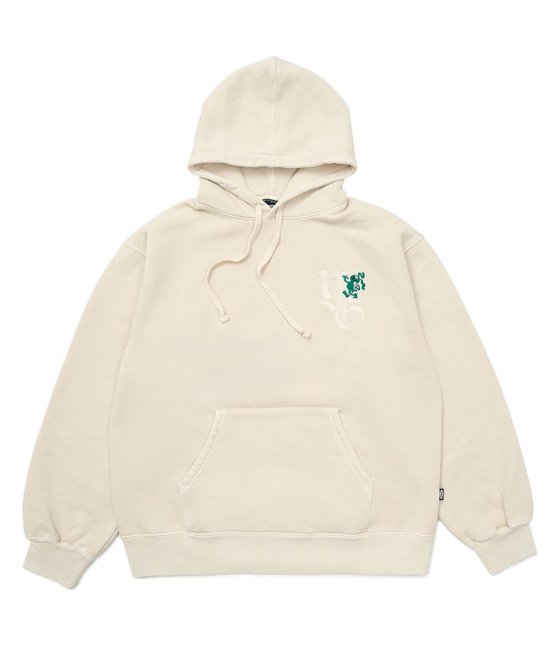 YORF HOODIE OVERDYED IVORY